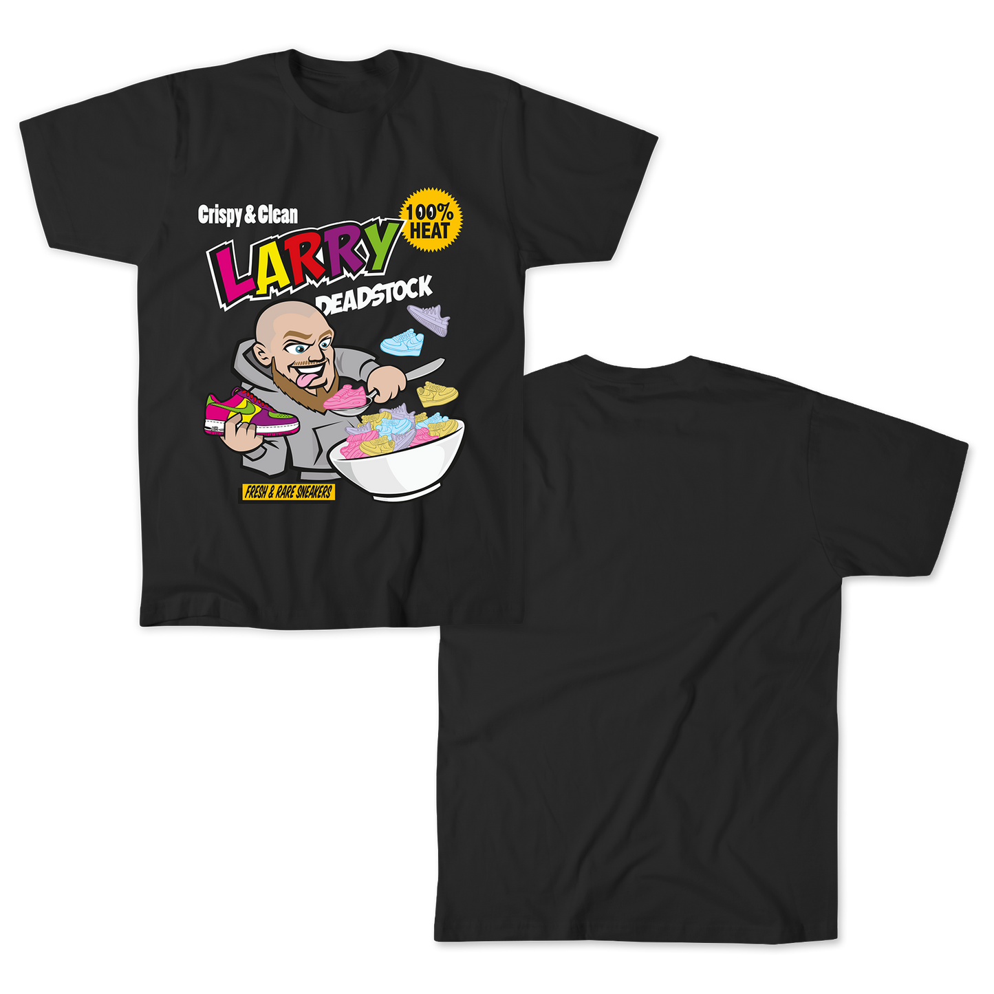 T-SHIRT NOIR "CÉRÉALE"