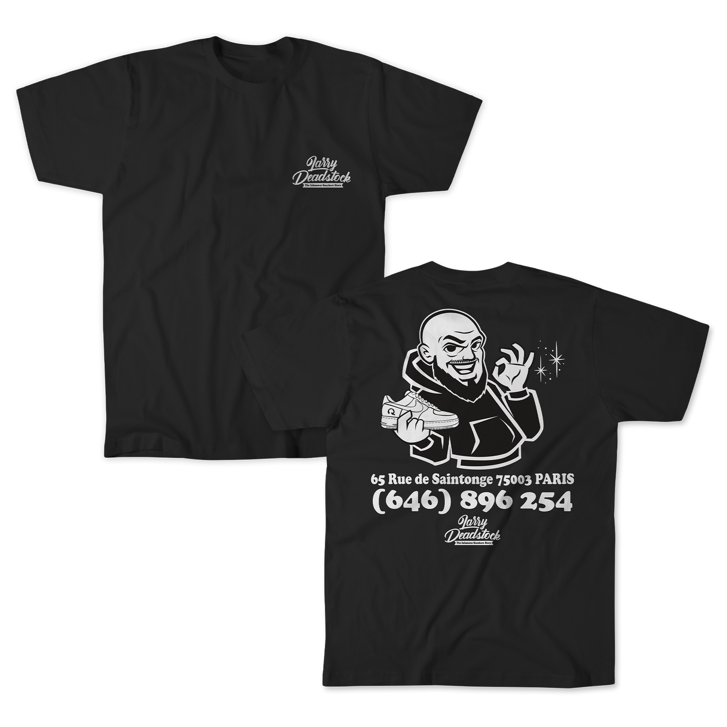 T-SHIRT NOIR "INFAMOUS LARRY"