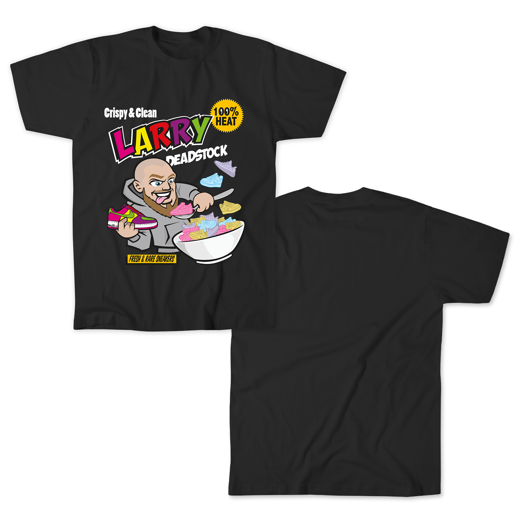 T-SHIRT NOIR "CÉRÉALE"